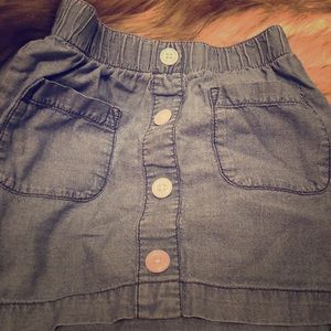 Carters denim skirt
